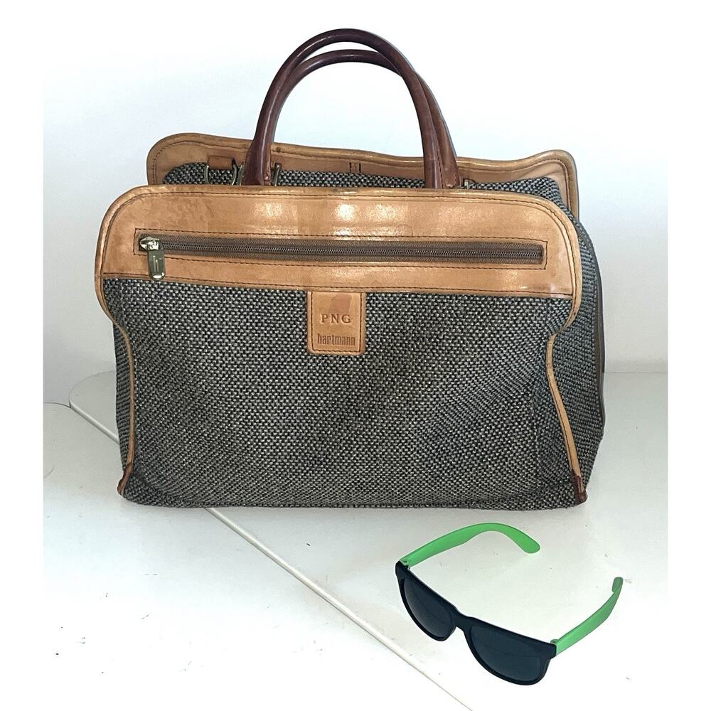 Hartmann Tweed & Leather Weekender Bag 16 Inch